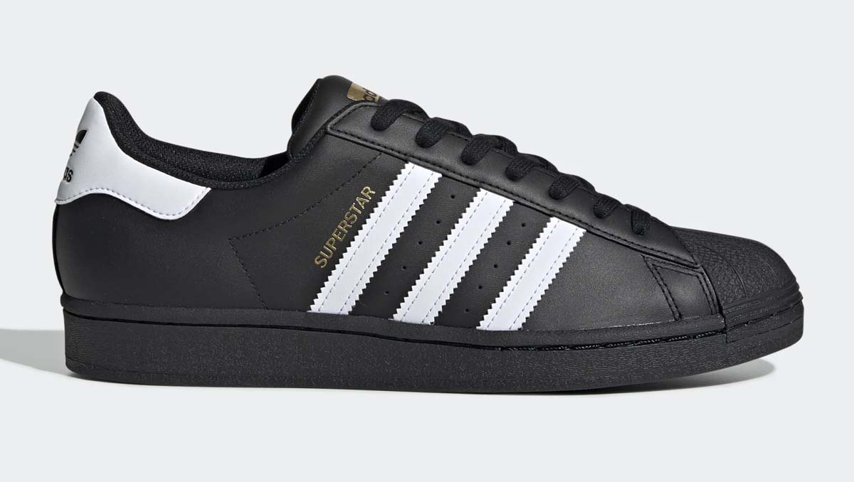 Adidas Superstar Black And White