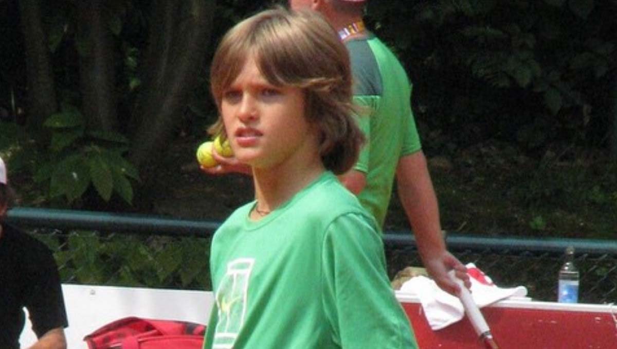 A young Alexander Zverev