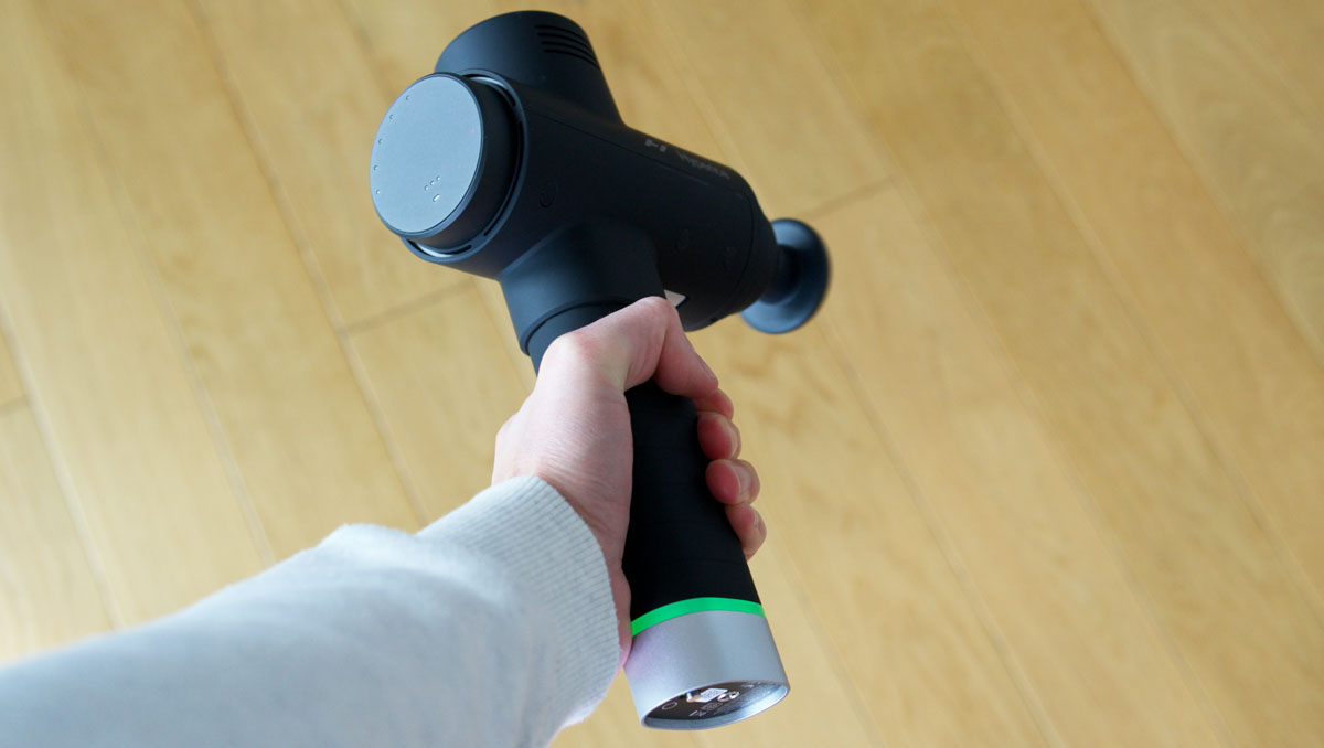 The Hyperice Hypervolt 2 Pro massage gun