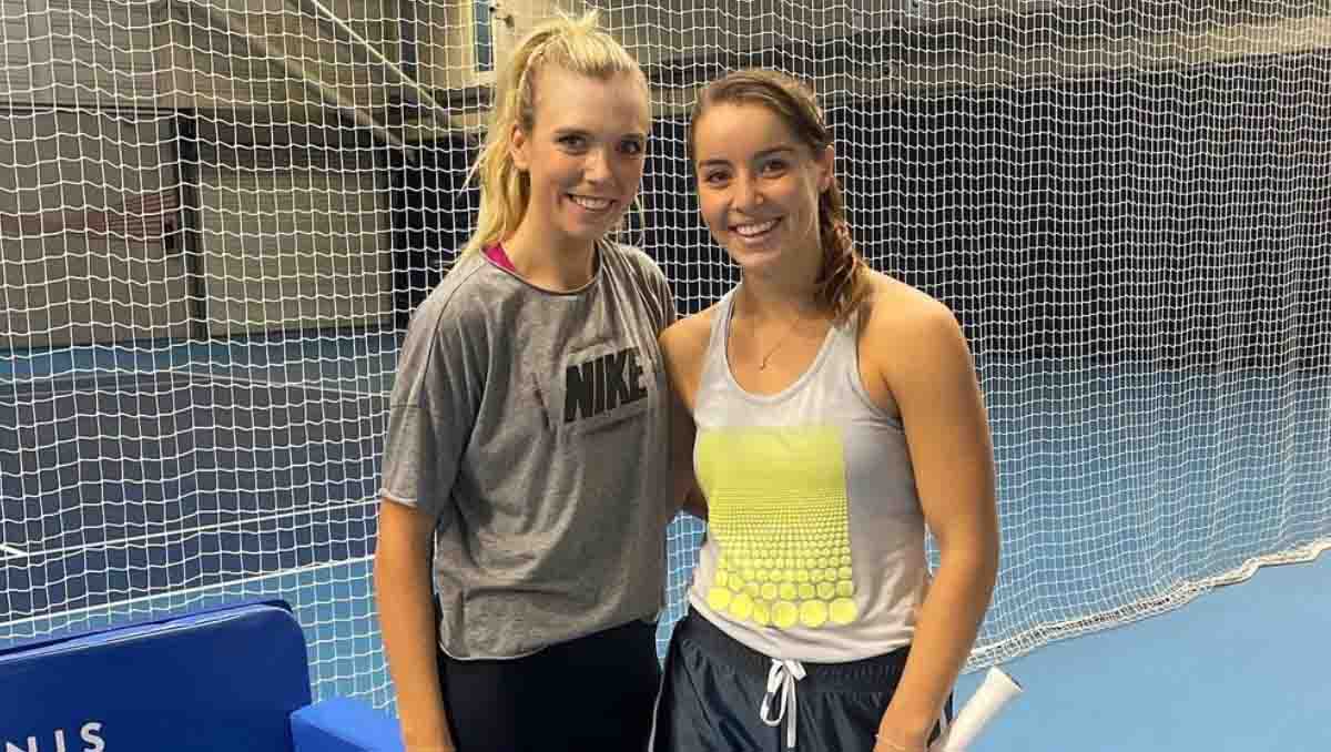Jodie Burrage and Katie Boulter