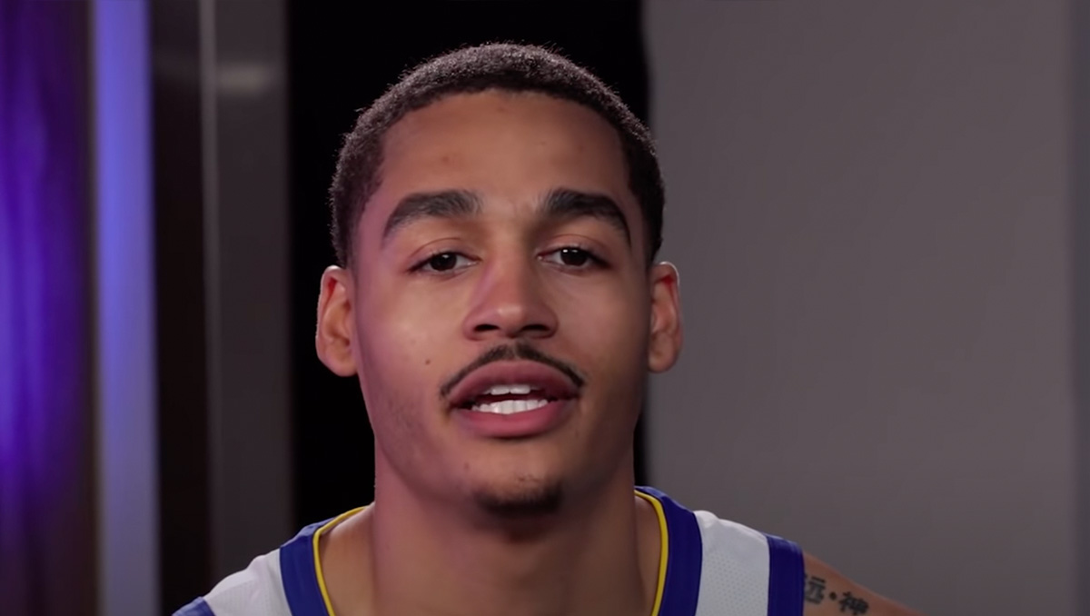 Jordan Poole (Photo: Golden State Warriors / YouTube / Screengrab)