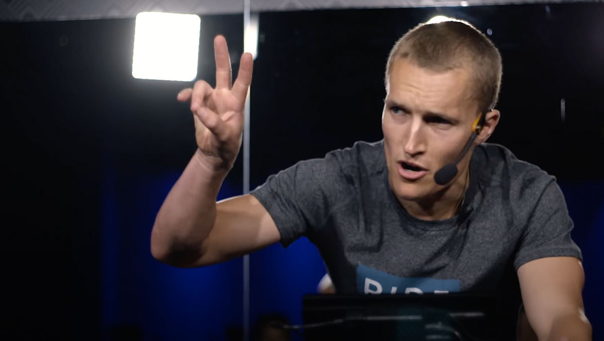 Matt Wilpers (Photo: Peloton / YouTube / Screen grab)