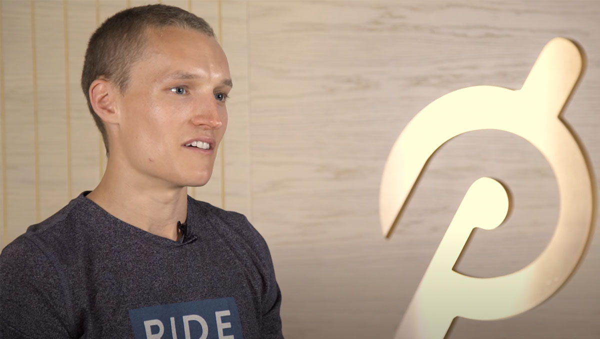 Matt Wilpers (Photo: Peloton / YouTube / Screen grab)