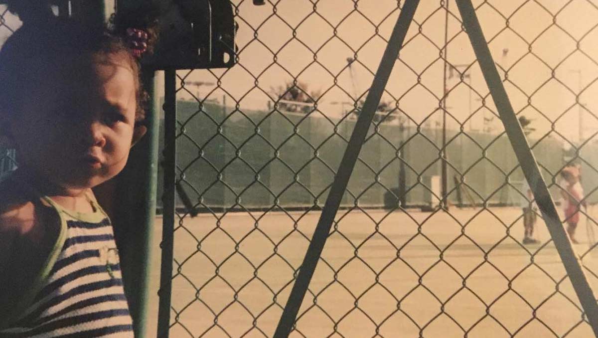 A young Naomi Osaka
