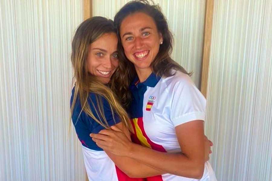 Paula Badosa and Sara Sorribes