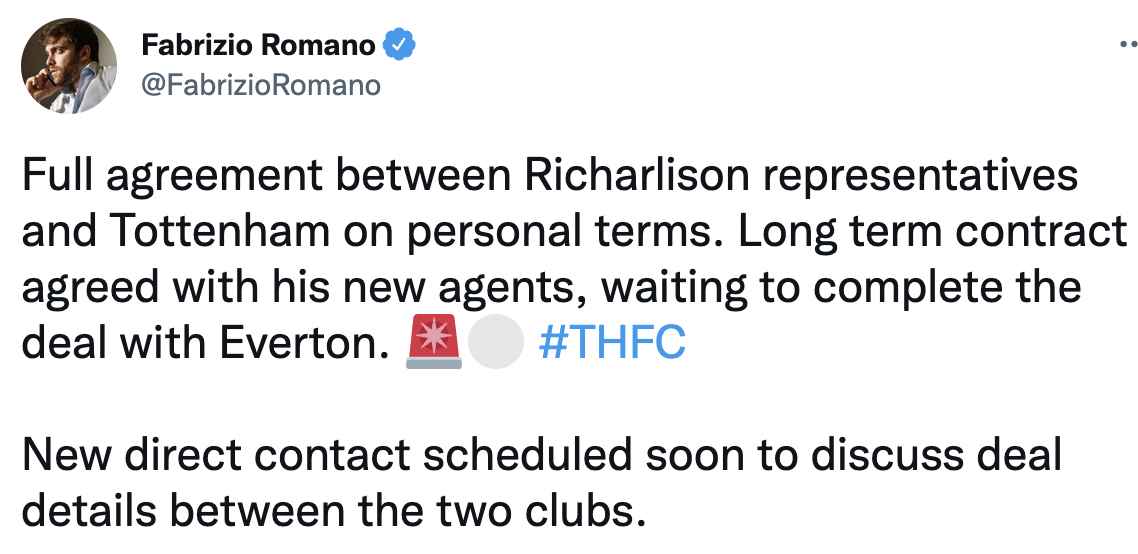 Richarlison Everton Tottenham