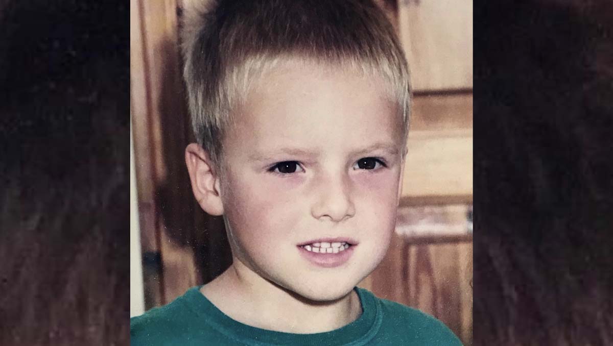 A young Stefanos Tsitsipas